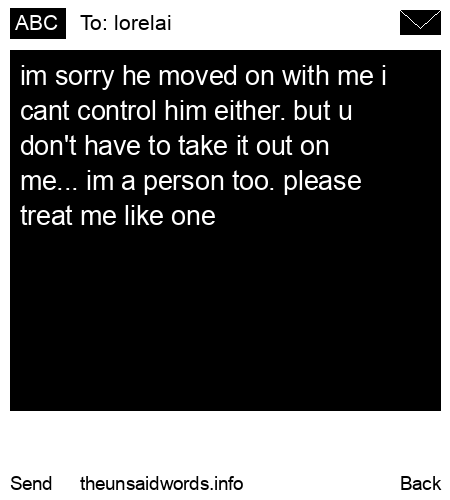 unsent message to lorelai
