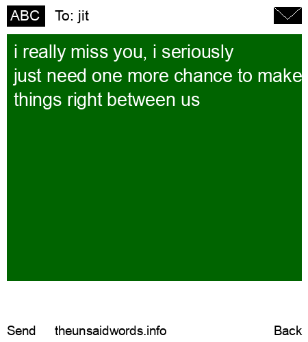 unsent message to jit