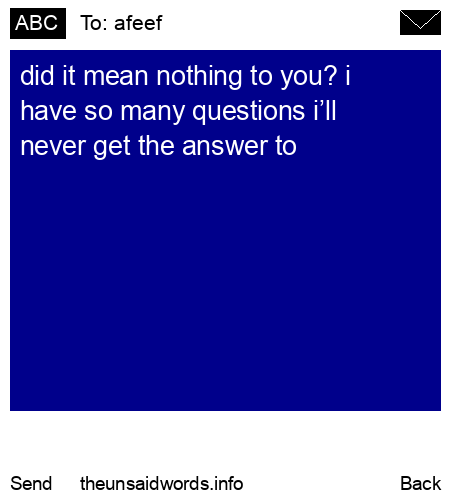 unsent message to afeef