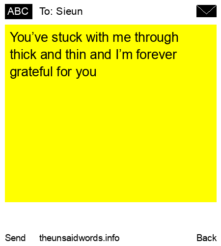 unsent message to Sieun 