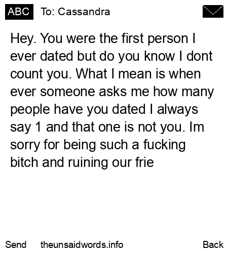 unsent message to Cassandra
