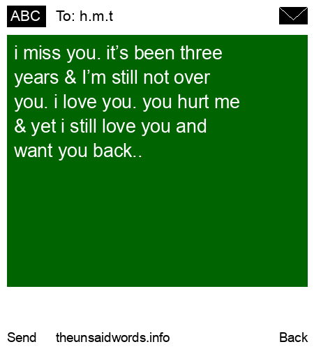 unsent message to h.m.t