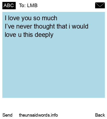 unsent message to LMB
