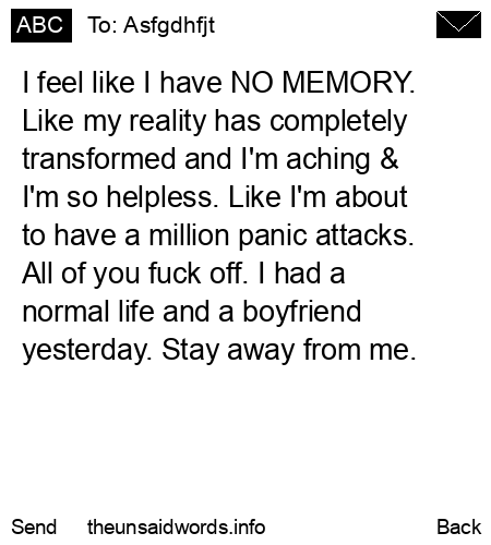unsent message to Asfgdhfjt