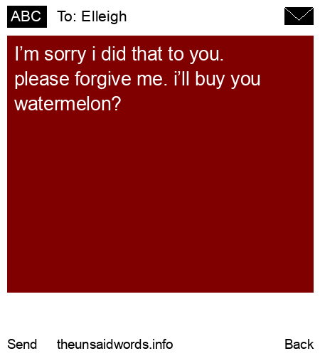 unsent message to Elleigh 