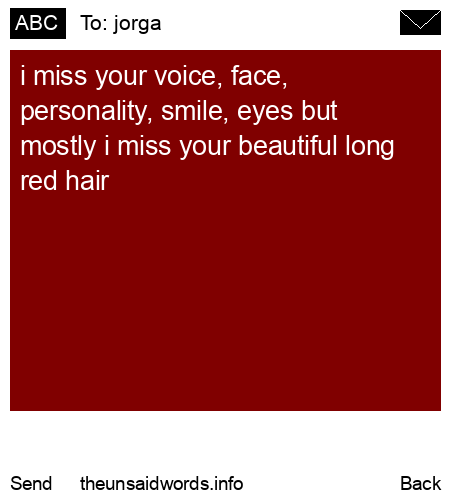 unsent message to jorga