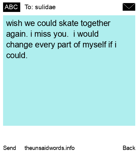 unsent message to sulidae
