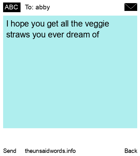unsent message to abby