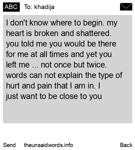 unsent message to khadija