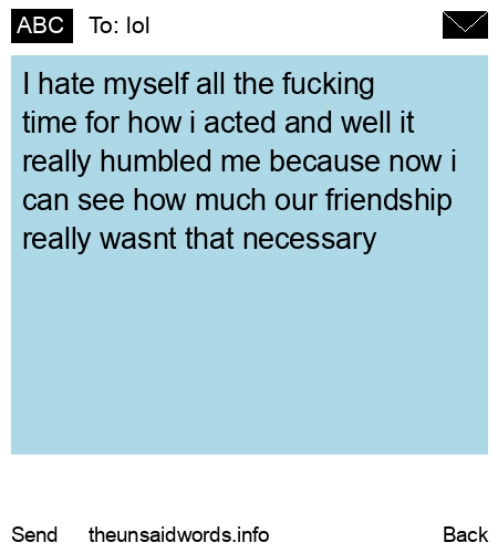 unsent message to lol