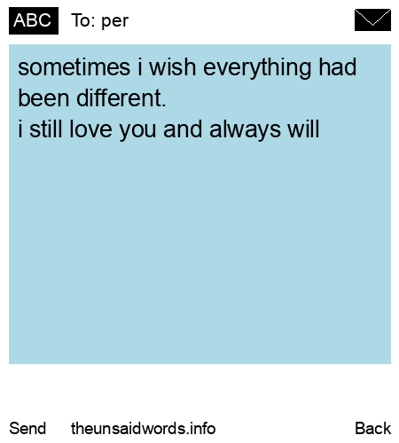 unsent message to per