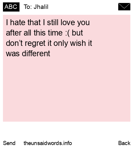 unsent message to Jhalil 