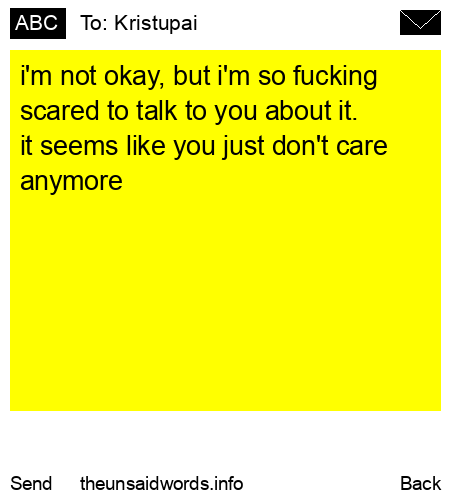 unsent message to Kristupai