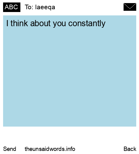 unsent message to laeeqa
