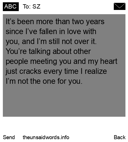 unsent message to SZ