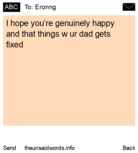 unsent message to Eronng