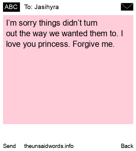 unsent message to Jasihyra 