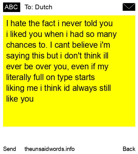 unsent message to Dutch