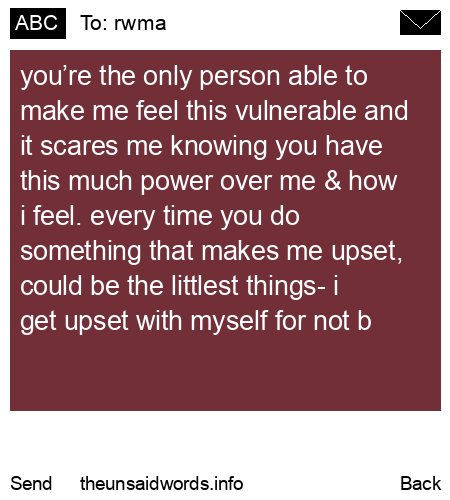 unsent message to rwma