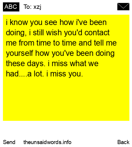 unsent message to xzj