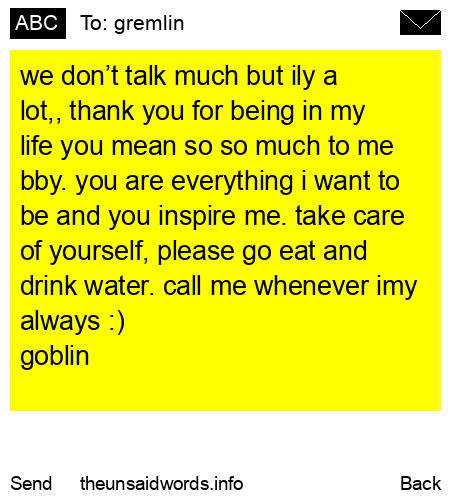 unsent message to gremlin