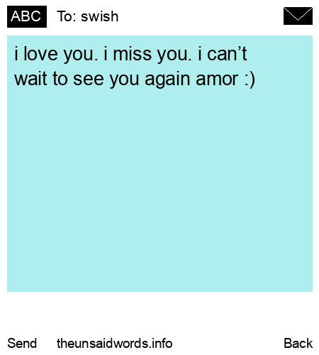 unsent message to swish