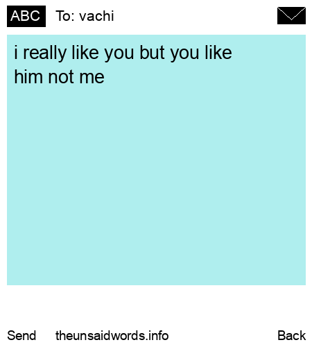 unsent message to vachi