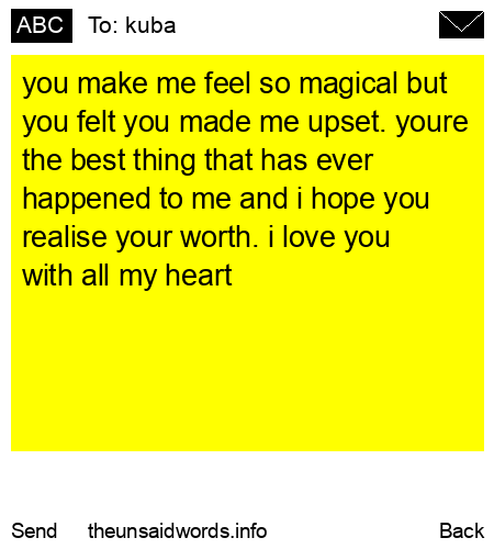 unsent message to kuba