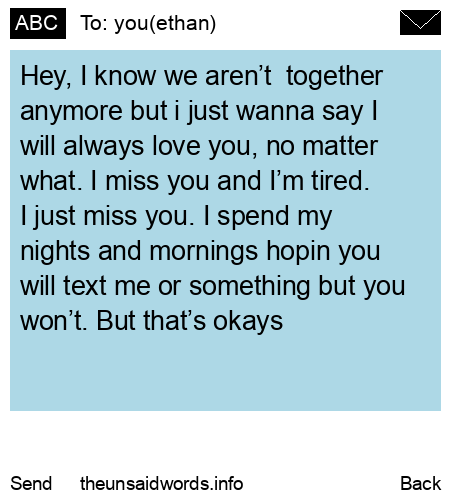 unsent message to you(ethan)