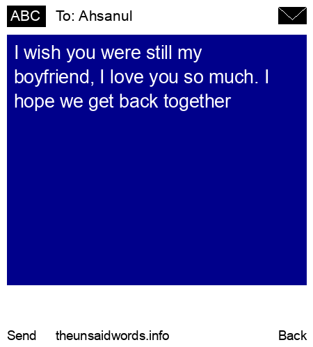 unsent message to Ahsanul