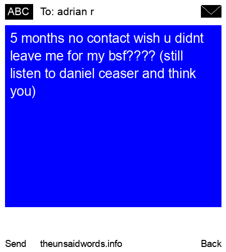 unsent message to adrian r
