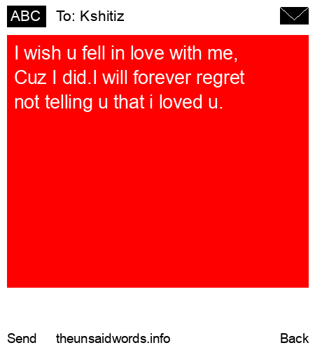 unsent message to Kshitiz