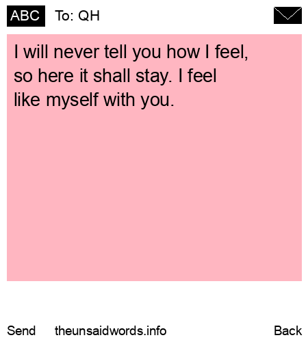 unsent message to QH