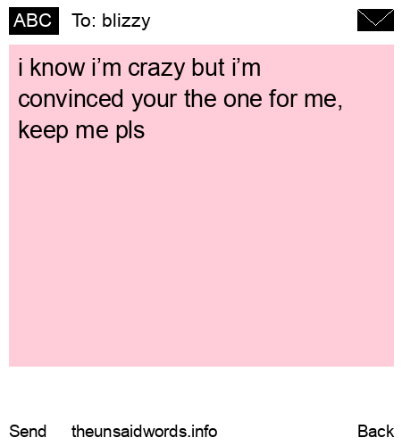 unsent message to blizzy