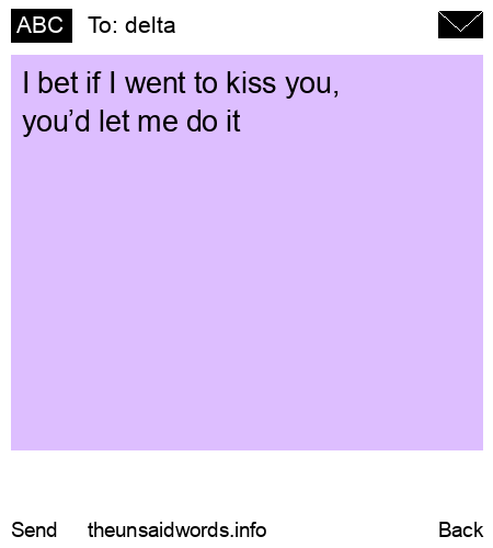 unsent message to delta