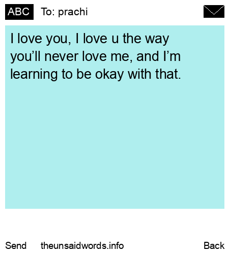unsent message to prachi