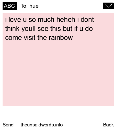 unsent message to hue