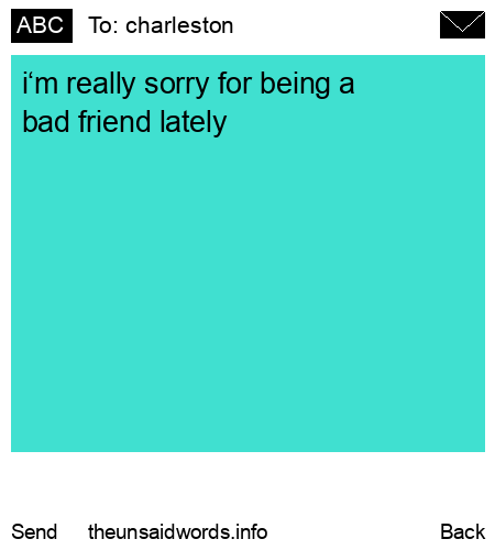 unsent message to charleston