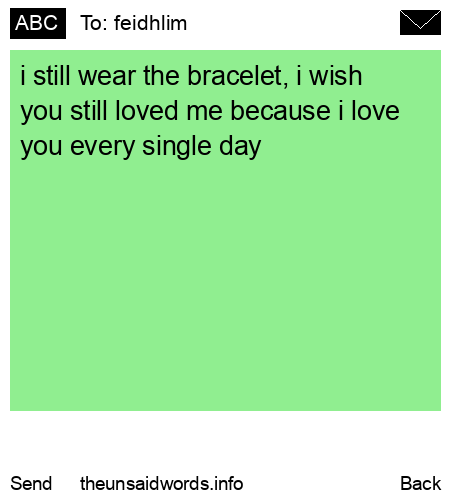 unsent message to feidhlim