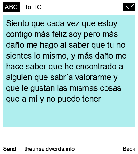 unsent message to IG