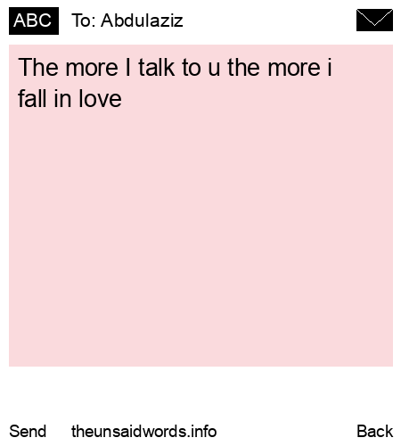 unsent message to Abdulaziz 