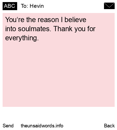 unsent message to Hevin 