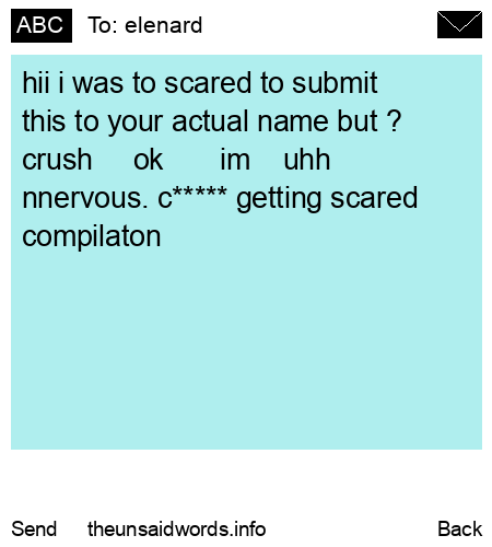 unsent message to elenard