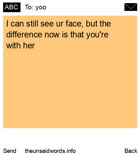 unsent message to yoo