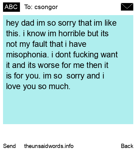 unsent message to csongor