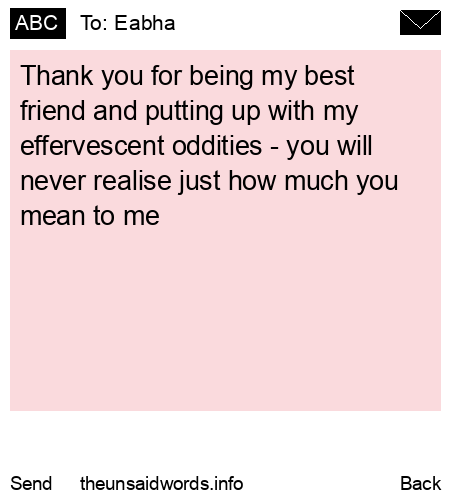 unsent message to Eabha