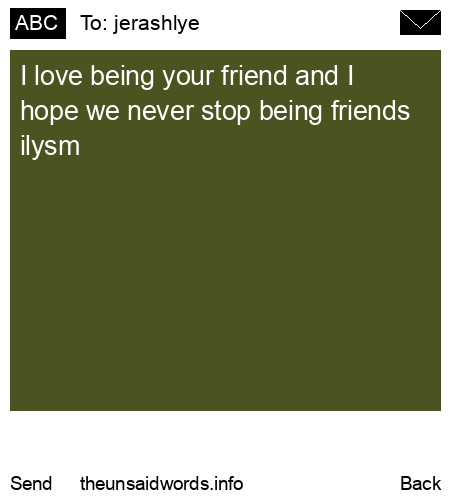 unsent message to jerashlye