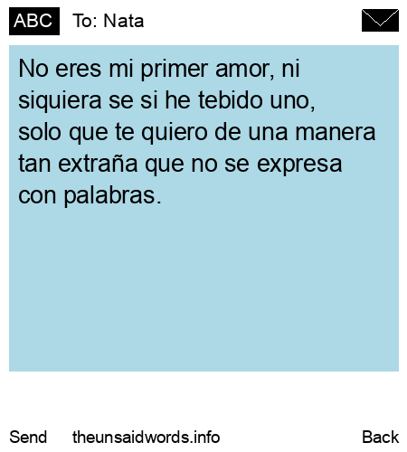 unsent message to Nata