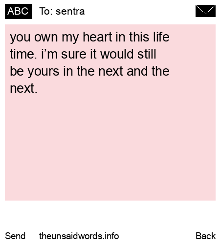 unsent message to sentra