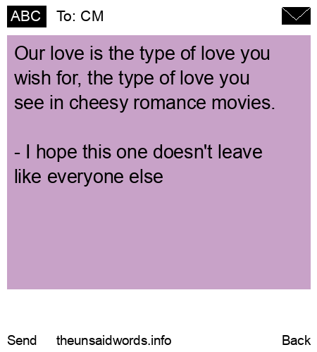 unsent message to CM